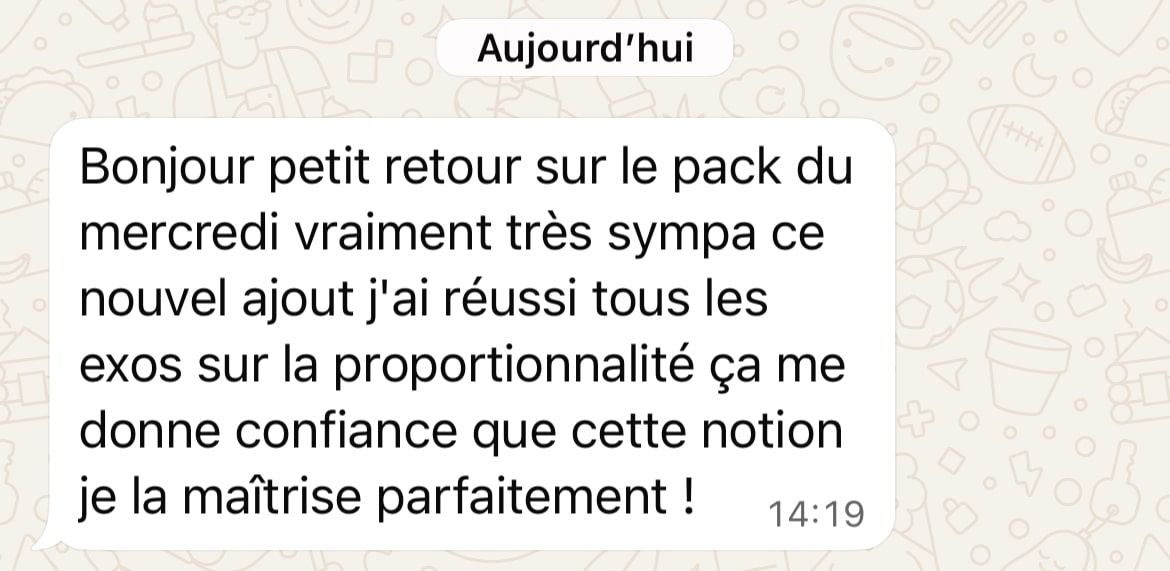 Extrait de la préparation
