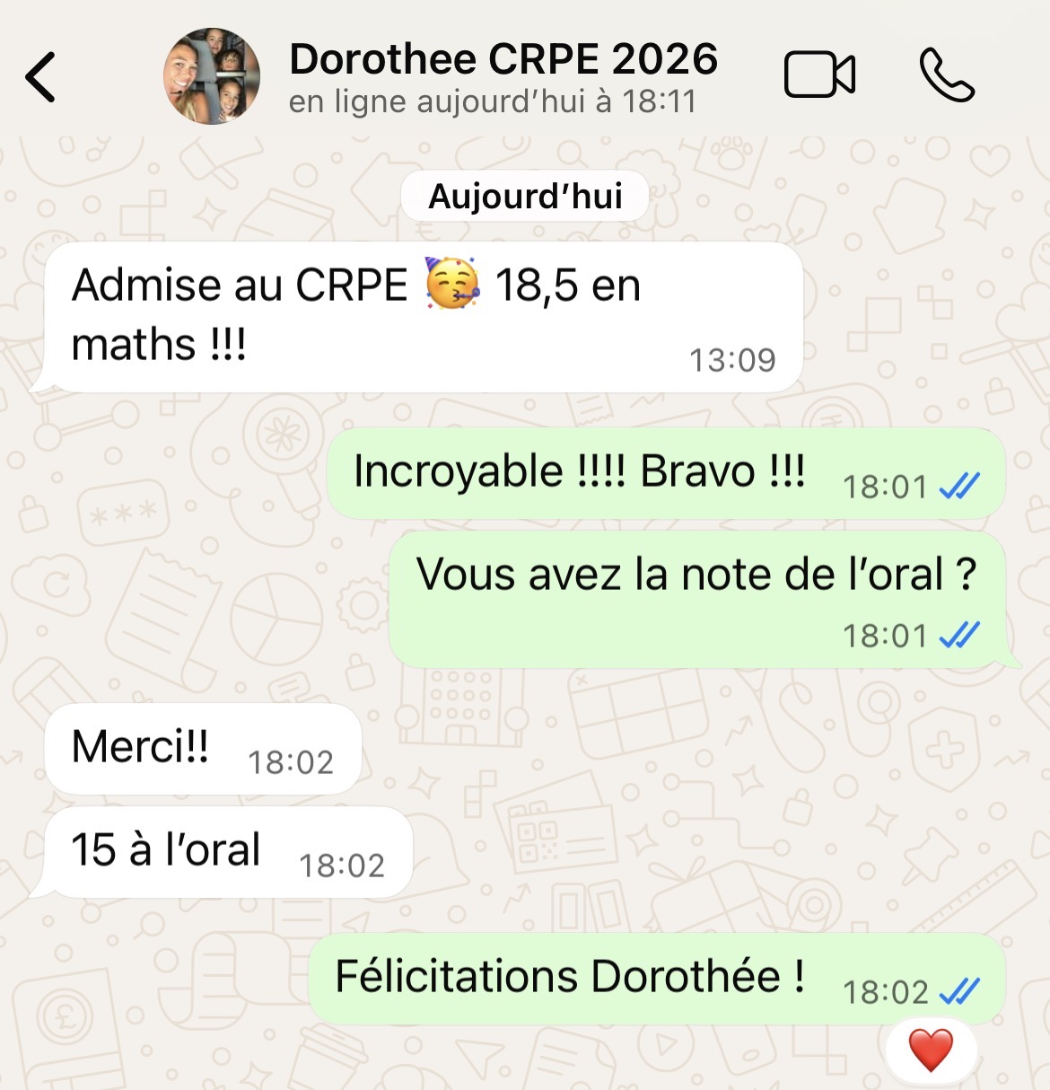 Dorothée — CRPE 2026